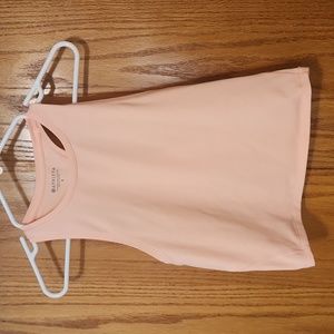 Athleta seamless racerback tank in bright peach sz - S